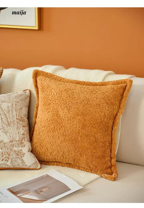 MISTYWOOD French Light Luxury Orange Pillow from MISTYWOOD