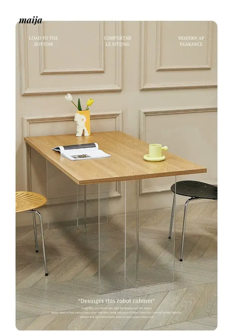 LAZYSPACE Jack Acrylic Dining Table from LAZYSPACE