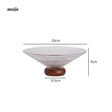 Glass Decorative Fruit Bowl from Zodian