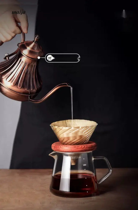 JOTO Eight Year Ceramic Coffee Filter V60 Thickened Pot from JOTO
