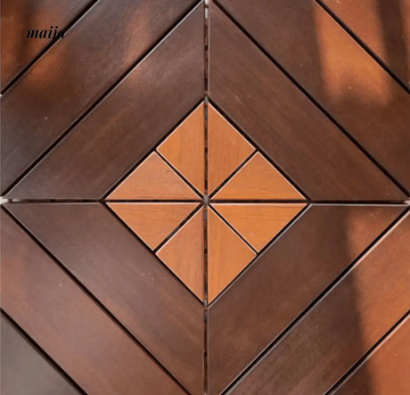 Cherry Wood Outdoor Floor Tiles from maija