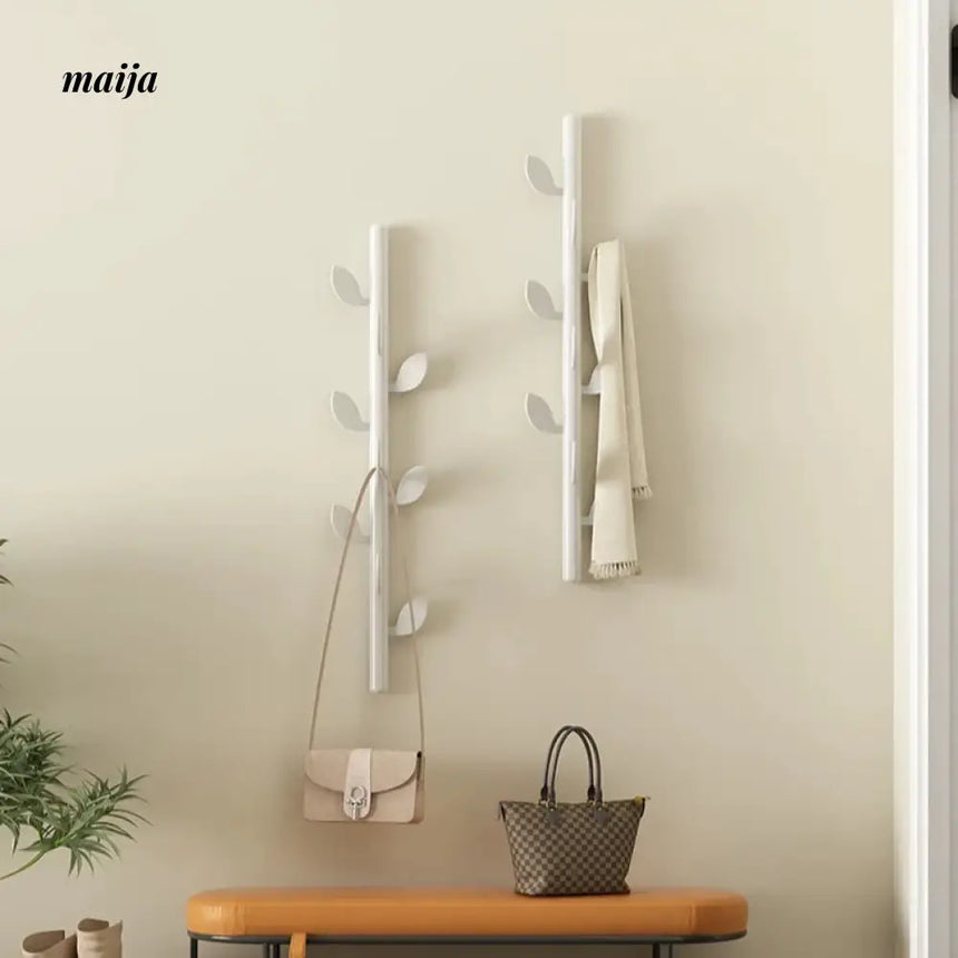 JINRAN Creative Iron Leaf Wall-Mounted Hanger from JINRAN