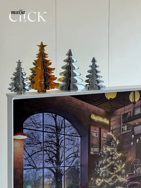 CLICK 3D Christmas Tree Origami Table Decor Stand Prop from CLICK