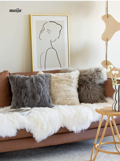 MISTYWOOD Plush Pillow with Modern Pillowcase from MISTYWOOD