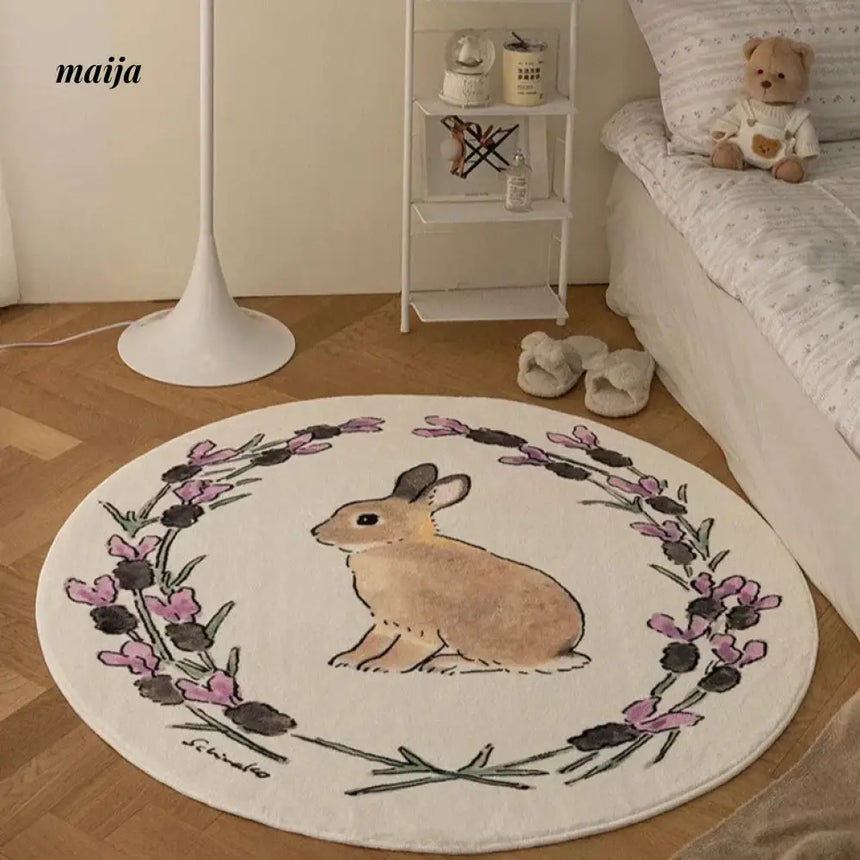 TIPTOE Rabbit Treasure Rug from TIPTOE