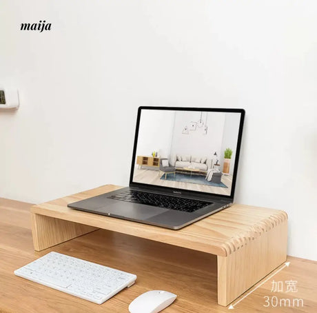 KIMACHI Simple Wooden Monitor Stand from KIMACHI