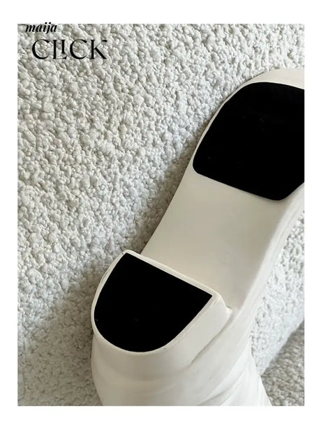 CLICK White Ceramic Boots Jewelry Nail Decor from CLICK