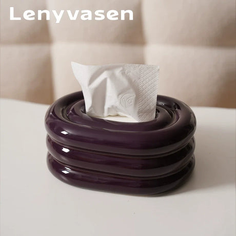 LENYVASEN Elodie Silver Ceramic Storage System from LENYVASEN