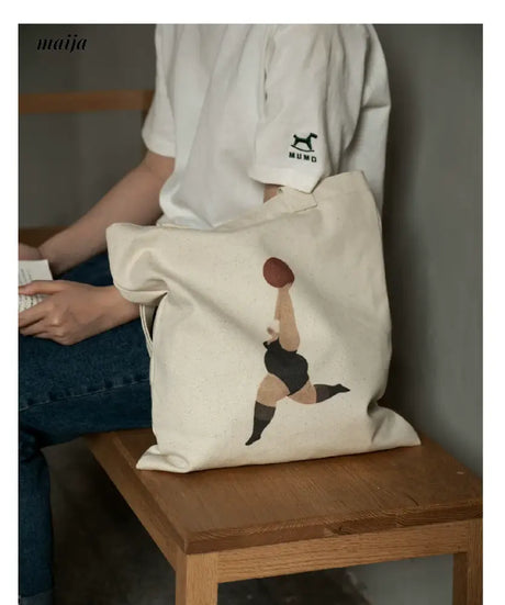 MUMO Ruby Canvas Eco-Friendly Shopping Bag from MUMO
