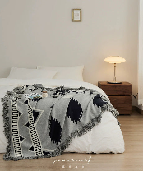 MISTYWOOD Ethnic Cotton Knitted Duvet from MISTYWOOD
