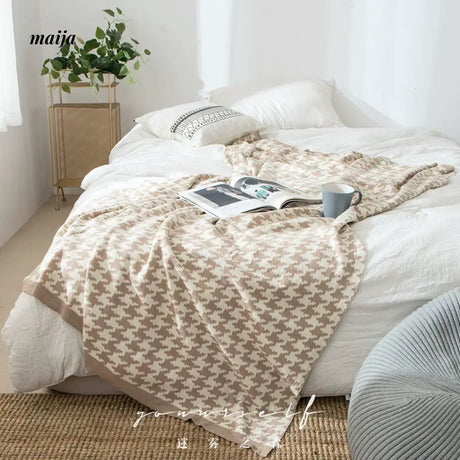 MISTYWOOD Champagne Colored Cotton Sofa Duvet from MISTYWOOD