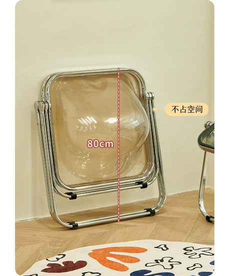 LAZYSPACE Noah Transparent Folding Chair from LAZYSPACE