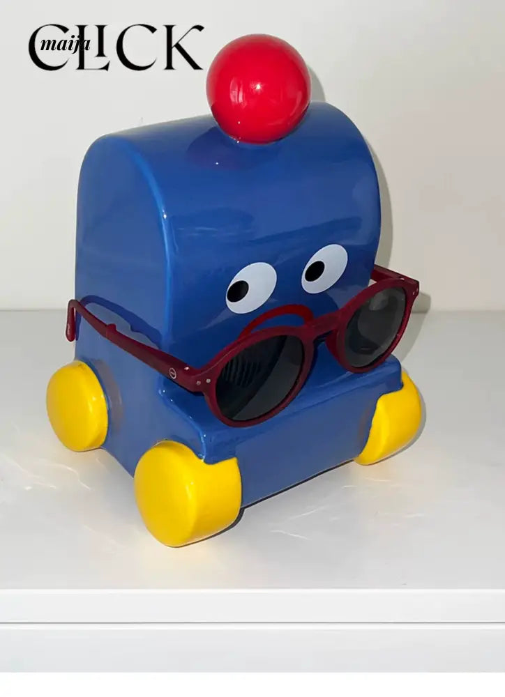 CLICK Big Eye Car Ceramic Tissue Box Original Design from NANCY