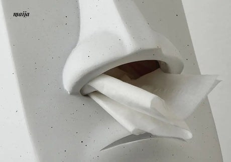 Stone Face Tissue Box from maija