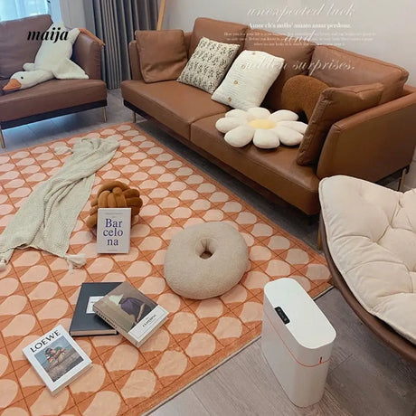 TIPTOE Coral Shell Rug from KENZAKI