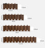 KIMACHI Wooden Piano Key Coat Hooks from KIMACHI