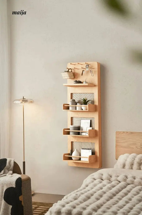 ALING Slideable Solid Wood Rack Plus Full Length Mirror from maija
