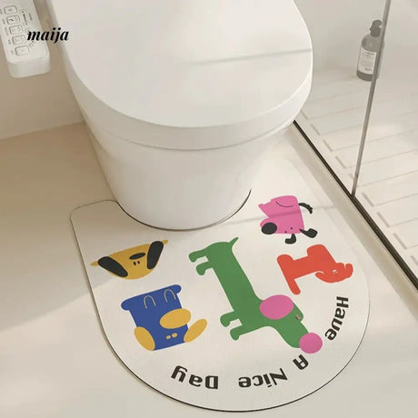 Have a Nice Day Bath Mat from maija