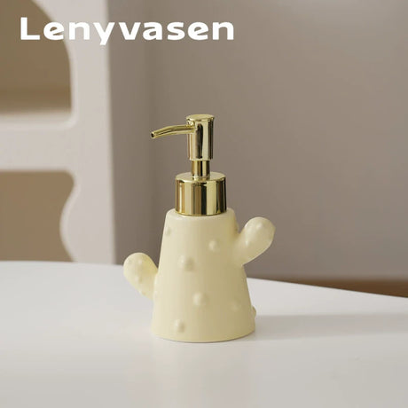LENYVASEN Iris Ceramic Shower Gel Bottle from LENYVASEN