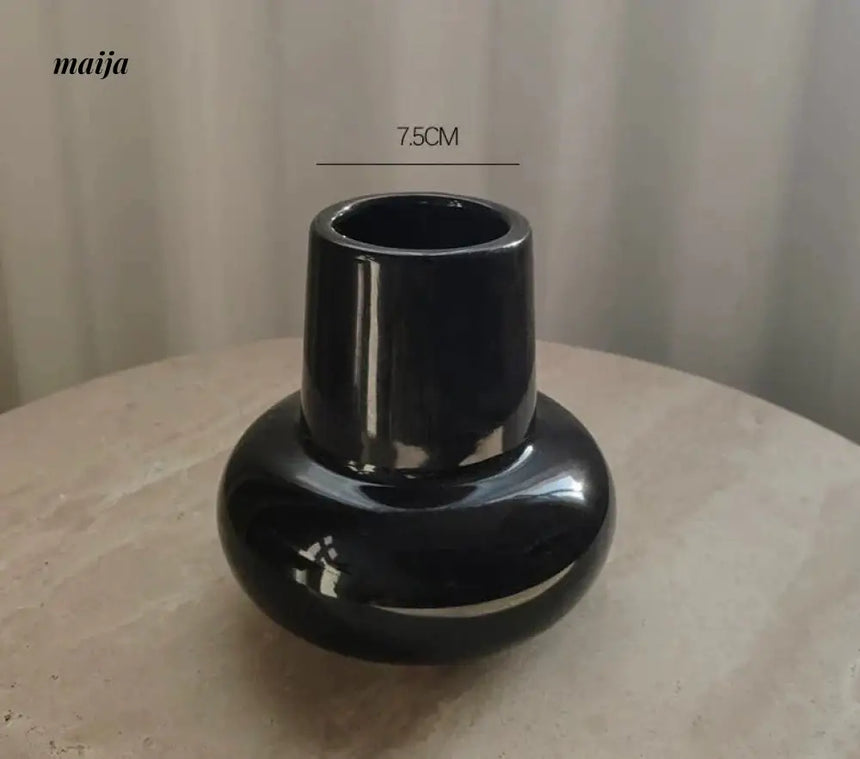 LIVETAI Nordic Round Belly Ceramic Vase from maija