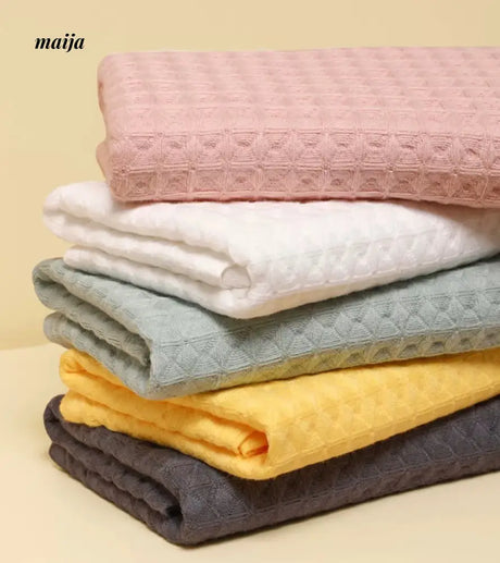 NUANYOU Waffle Summer Gauze Cotton Towel from maija
