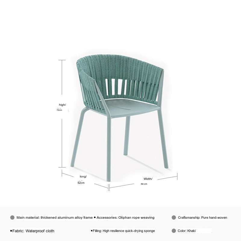 DIME GARDEN Viridian Sleek Luxury Outdoor Dining Set from DIME GARDEN