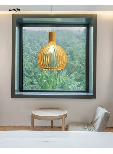 ZHONGSHAN Modern Wooden Ceiling Lamp Japanese Style from ZHONGSHAN
