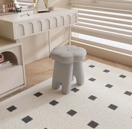 White Flower Dressing Stool from Kaiyashi