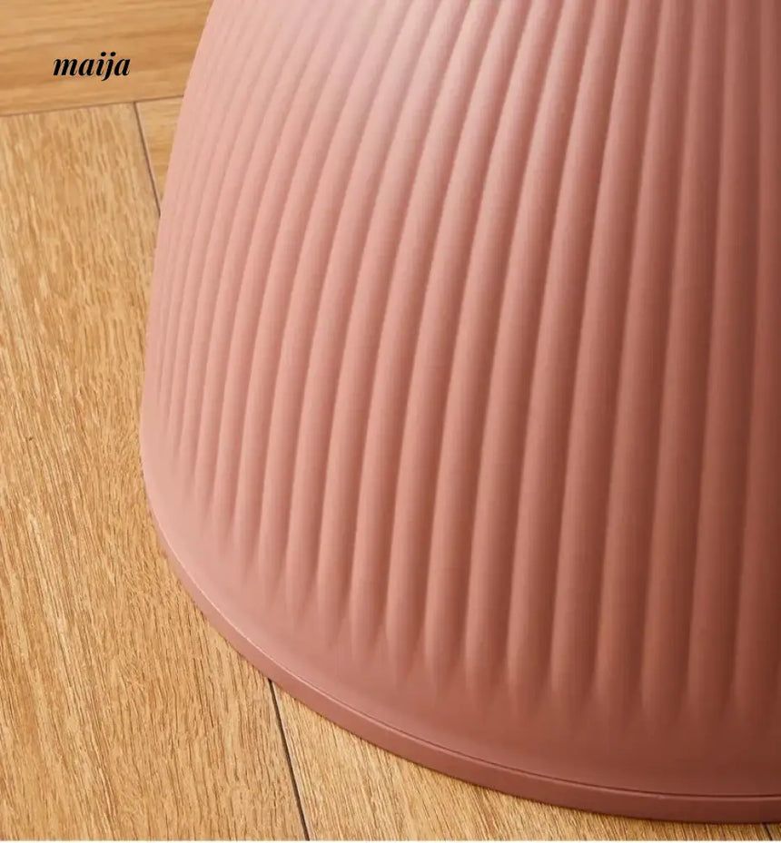 Pastel Hourglass Plastic Stool from Yishengtao