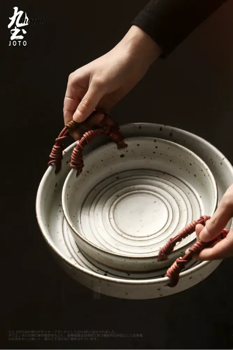 JOTO Retro Japanese Style Ceramic Fish Dish Tableware from JOTO