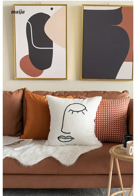 MISTYWOOD Black and White Decorative Pillow Sleeve from MISTYWOOD