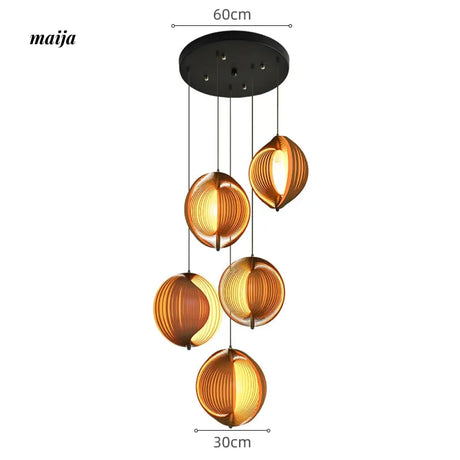 Hana Staircase Chandelier from Hongpengtang