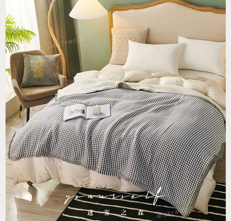 MISTYWOOD Orange Fleece Scandinavian Duvet from MISTYWOOD