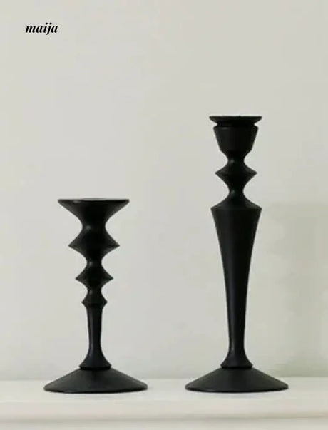 COLOURHUNTER Genuine Black Retro Candle Holder from COLOURHUNTER