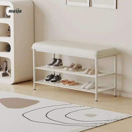 Shayla Cream Shoe Rack from Yeter