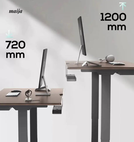 Black and White N3 Smart Electric Lift Table from Hbada