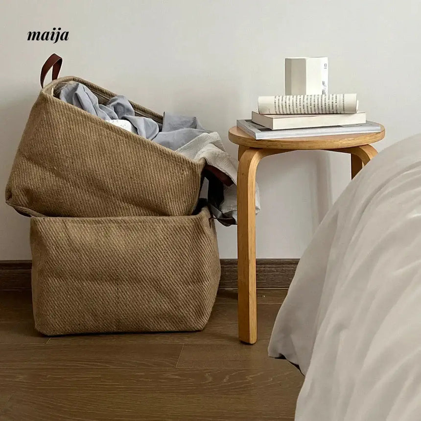 MUYE Square Woven Laundry Basket from MUYE