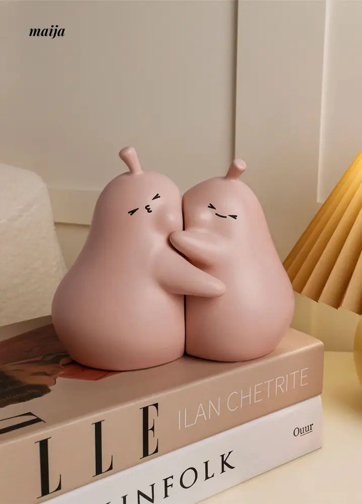 Hugging Pears Bookends from maija