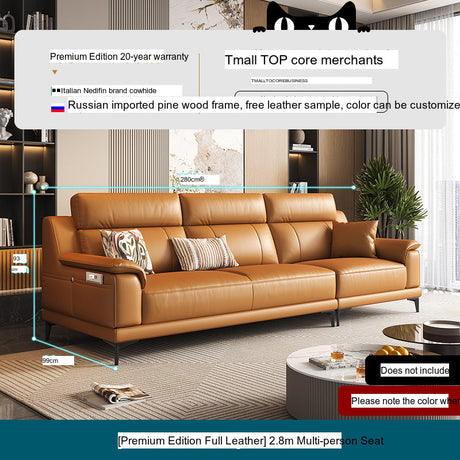 DIPU Zara Italian Cowhide Sofa from DIPU