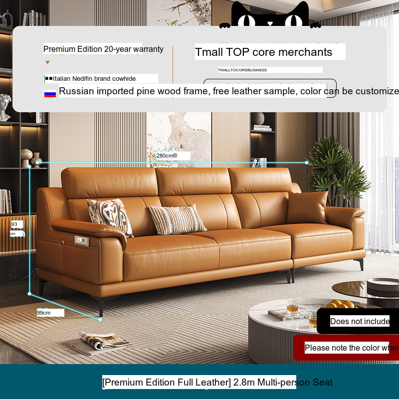 DIPU Zara Italian Cowhide Sofa from DIPU
