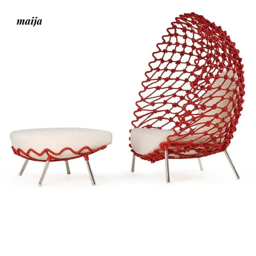 MUJU Fish Net Outdoor Single Sofa from MUJU