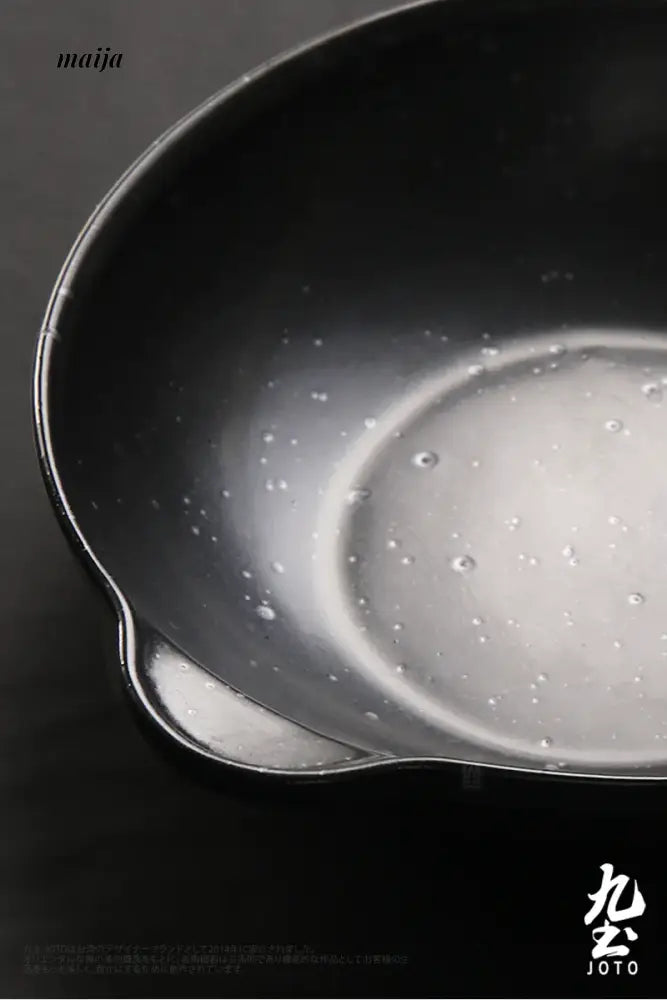 JOTO Six Color Rough Pottery Soup Bowl Handmade Retro Glazed from JOTO