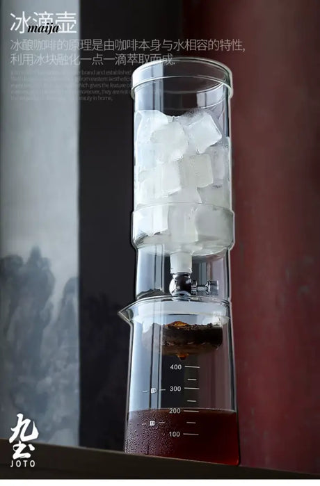 JOTO Ice Drop Coffee Pot Dripping Glass Coffee Set from JOTO