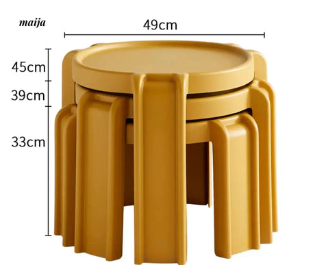Bobbi Round Plastic Coffee Table from maija