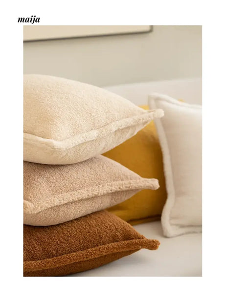 MISTYWOOD Milk Tea Pillow with Floral Pillowcase from MISTYWOOD
