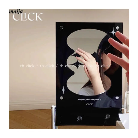 CLICK Shining Acrylic Makeup Mirror with Irregular Frame from CLICK