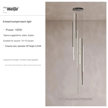 Calais Staircase Chandelier from maija