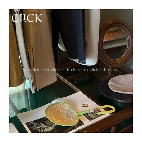 CLICK Handwoven Panaki Fan Cute Portable Accessory from CLICK