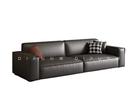 DIPU Atlas Tofu Cowhide Leather Sofa Combination from DIPU