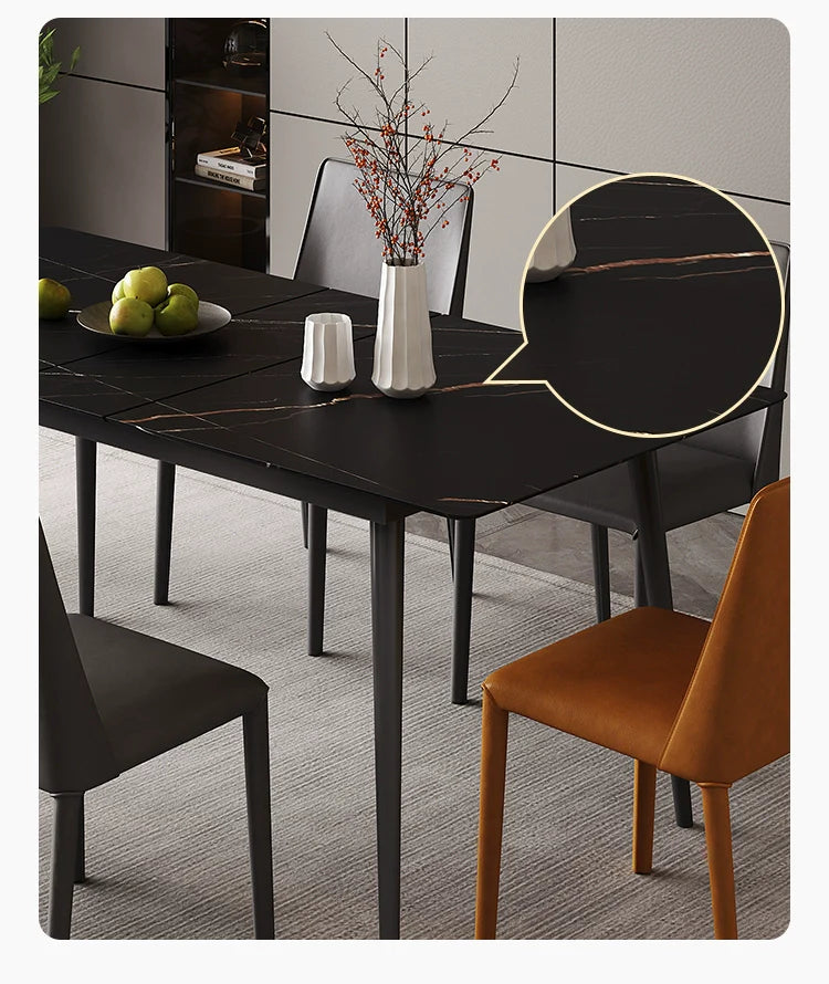 DIPU Matilda Retractable Rock Plate Dining Table from DIPU